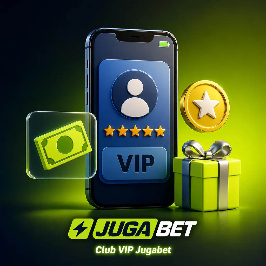 Insignia del Club VIP Jugabet con sus niveles de fidelización