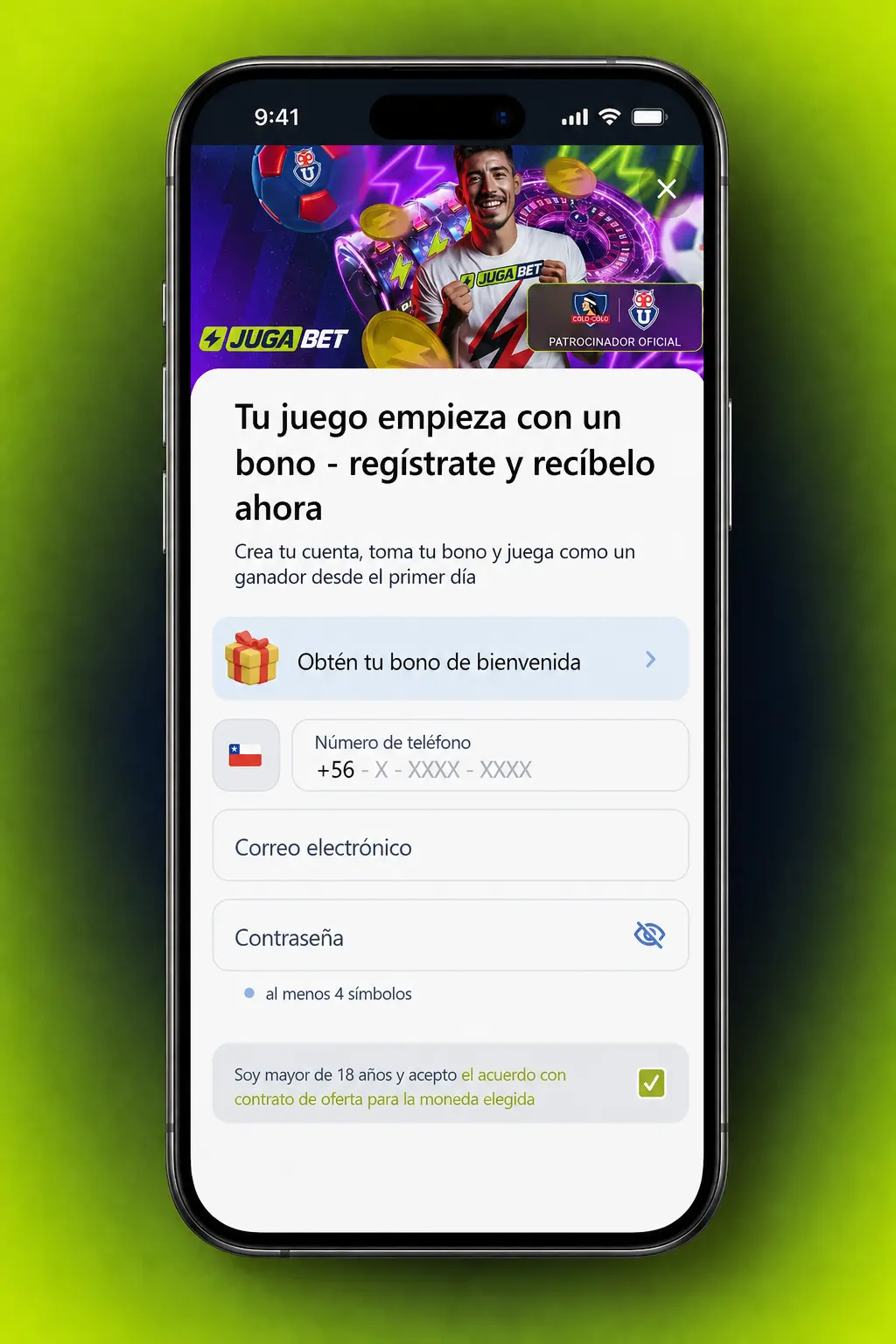 Pasos para apostar en la app de Jugabet
